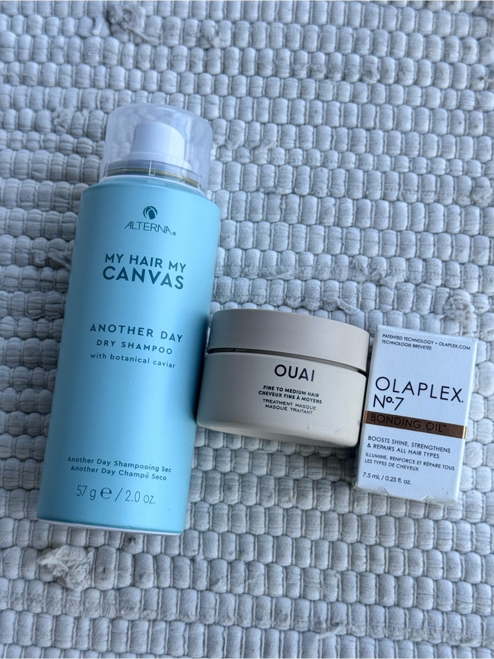 OUAI Hair Mask Alterna Dry Shampoo Olaplex No7 Oil Bundle Travel Set - Picture 2 of 8